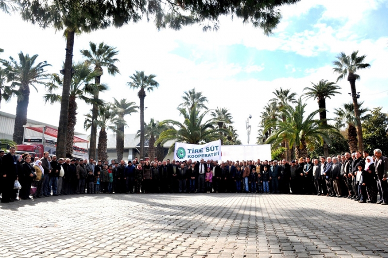 Coopérative de développement agricole de lait de pneu à Izmir, Turquie