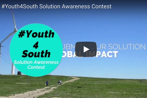 Le lancement de notre premier concours vidéo mondial Youth 4 South